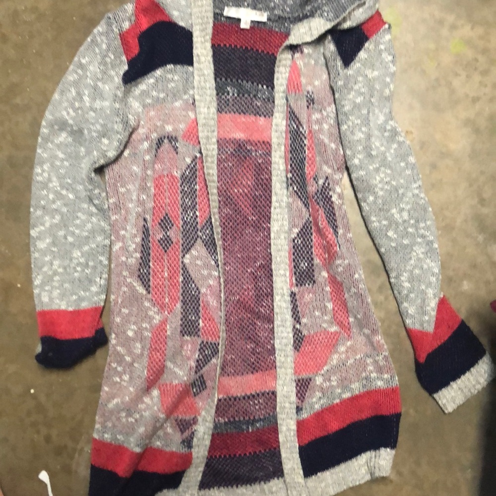 Hooded cardigan